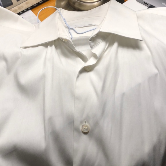 Prada Men’s Stretch Poplin Shirt size 41 Neck 16 - Picture 10 of 11